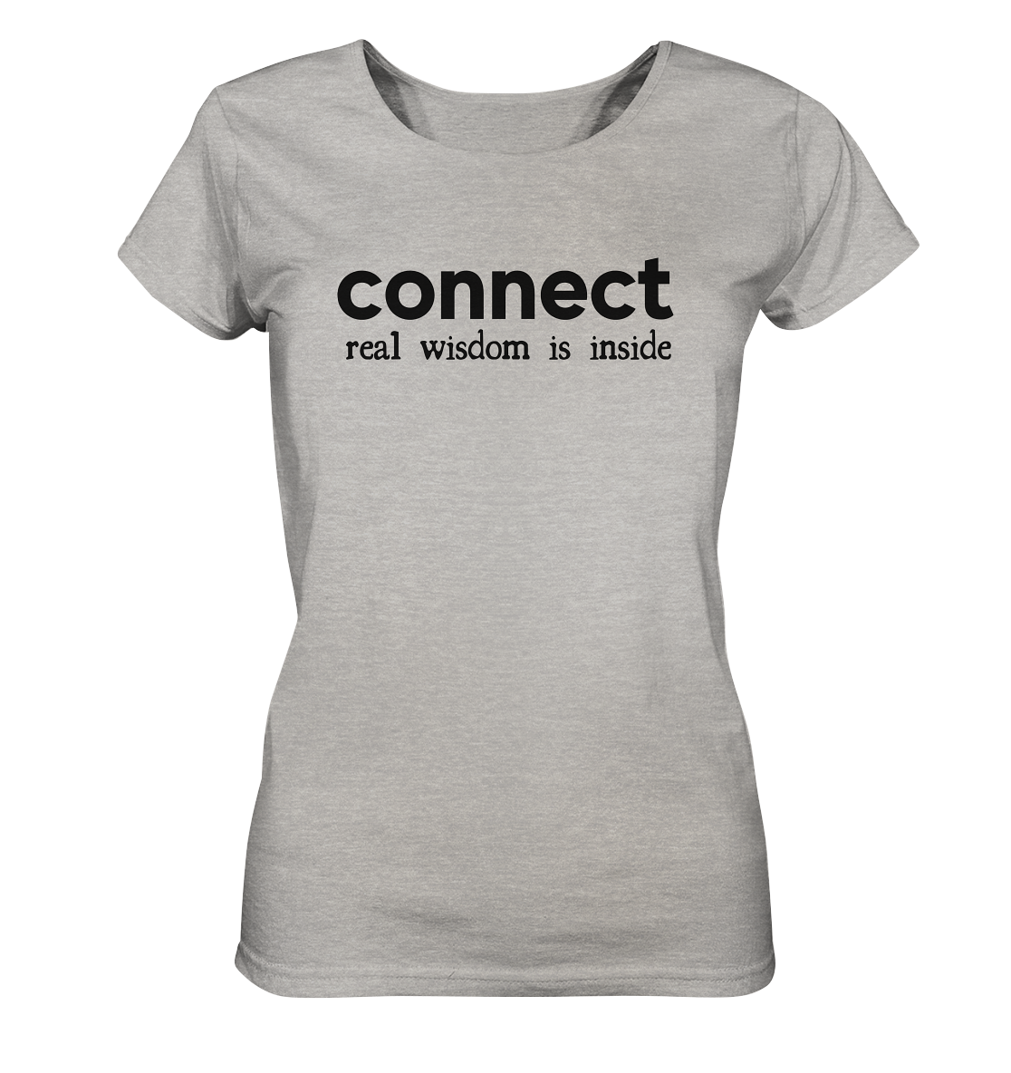 Connect | Premium Organic Ladies T-Shirt (meliert)