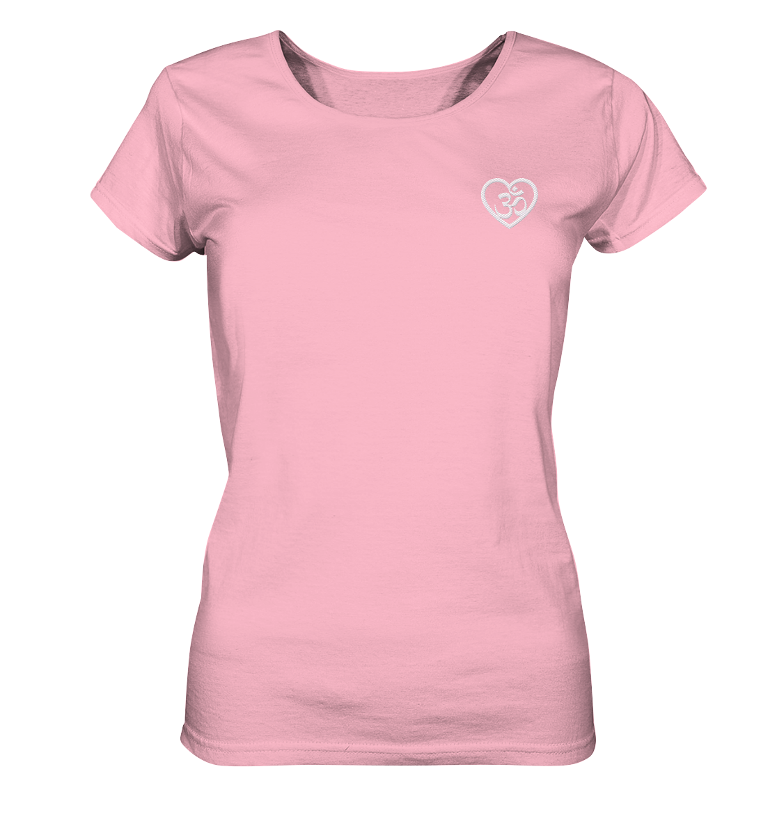 Yoga Loverz | Premium Organic Ladies T-Shirt (Embroidered)