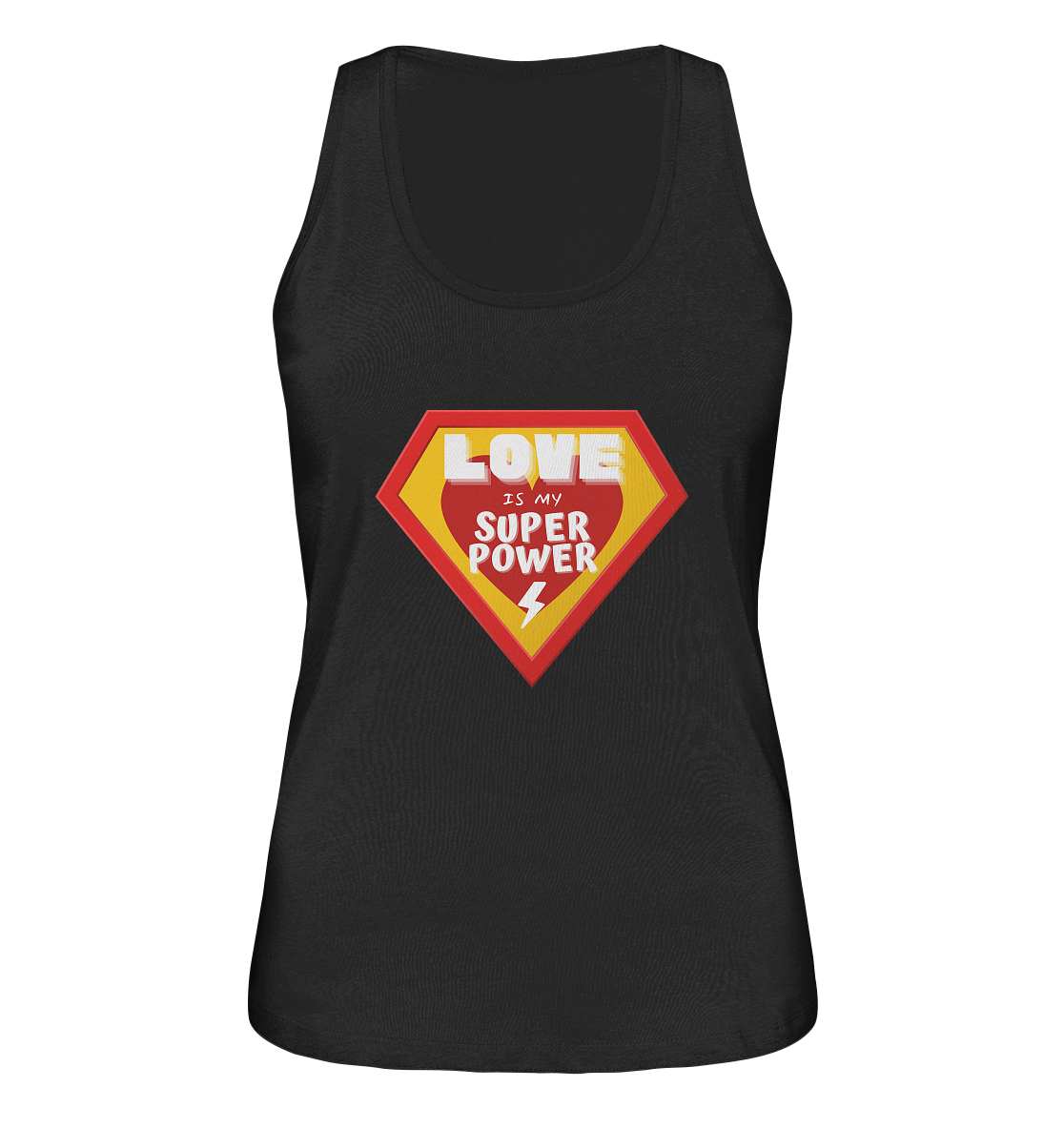 Love Is My Superpower | Premium Organic Ladies Tank Top