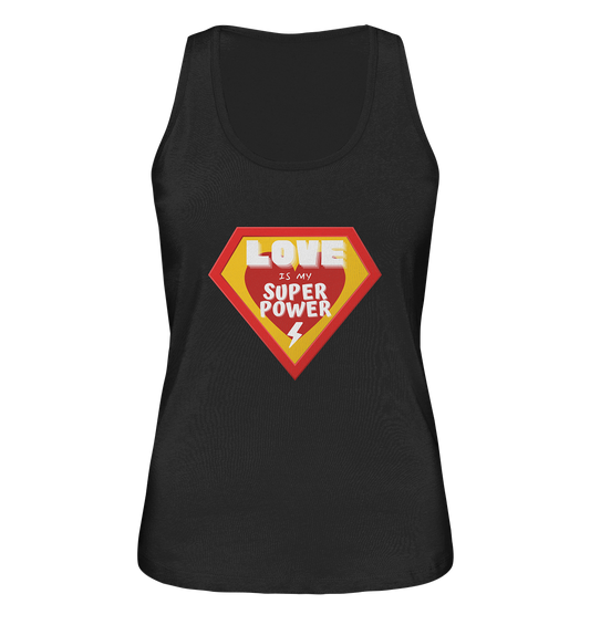 Love Is My Superpower | Premium Organic Ladies Tank Top
