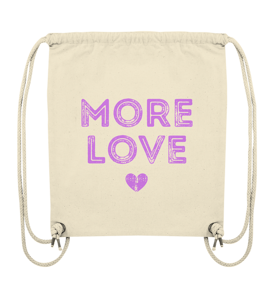 More Love | Premium Organic Gym Bag