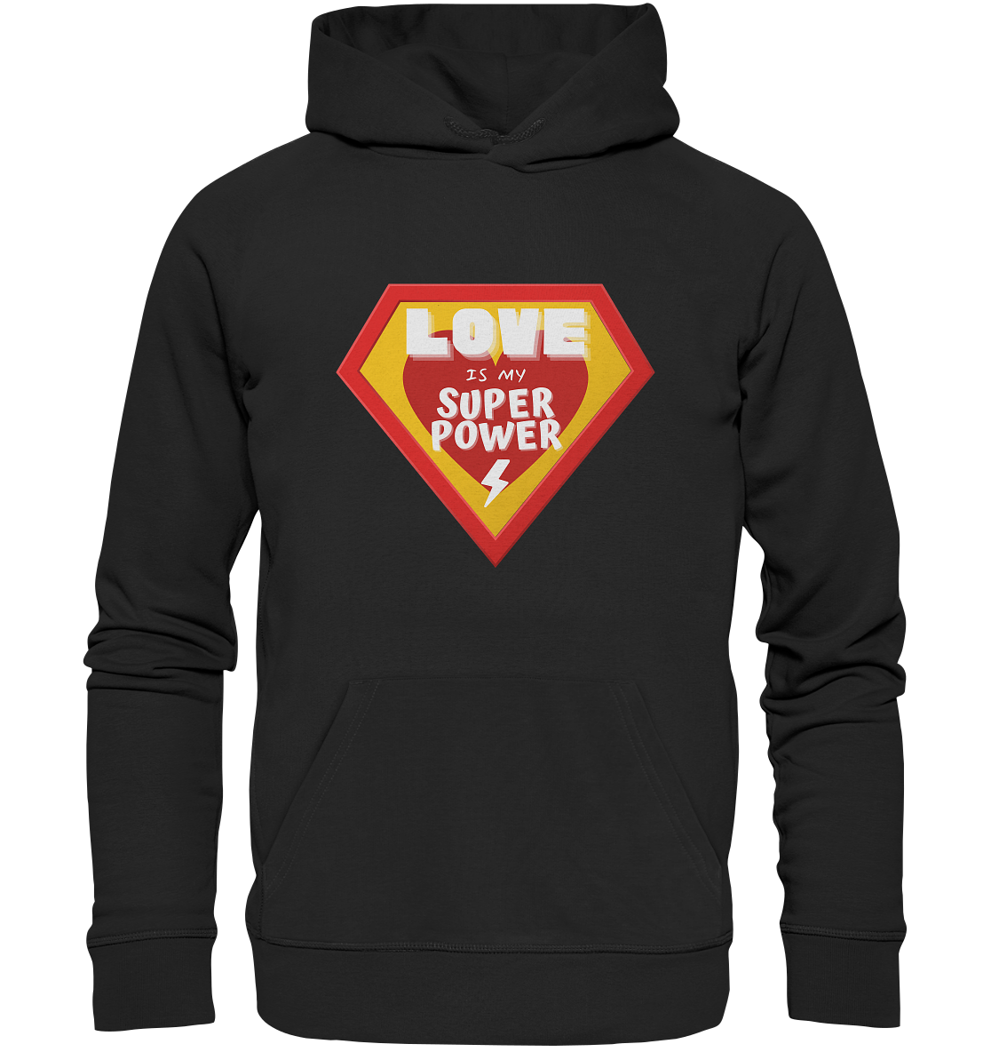 Love Is My Superpower | Premium Organic Hoodie