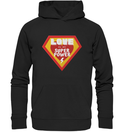 Love Is My Superpower | Premium Organic Hoodie
