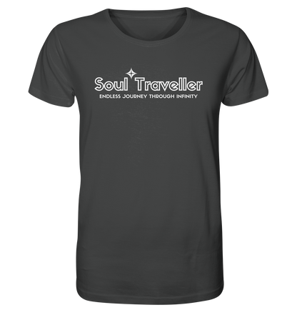 Soul Traveller (backprint) | Premium Organic Mens T-Shirt