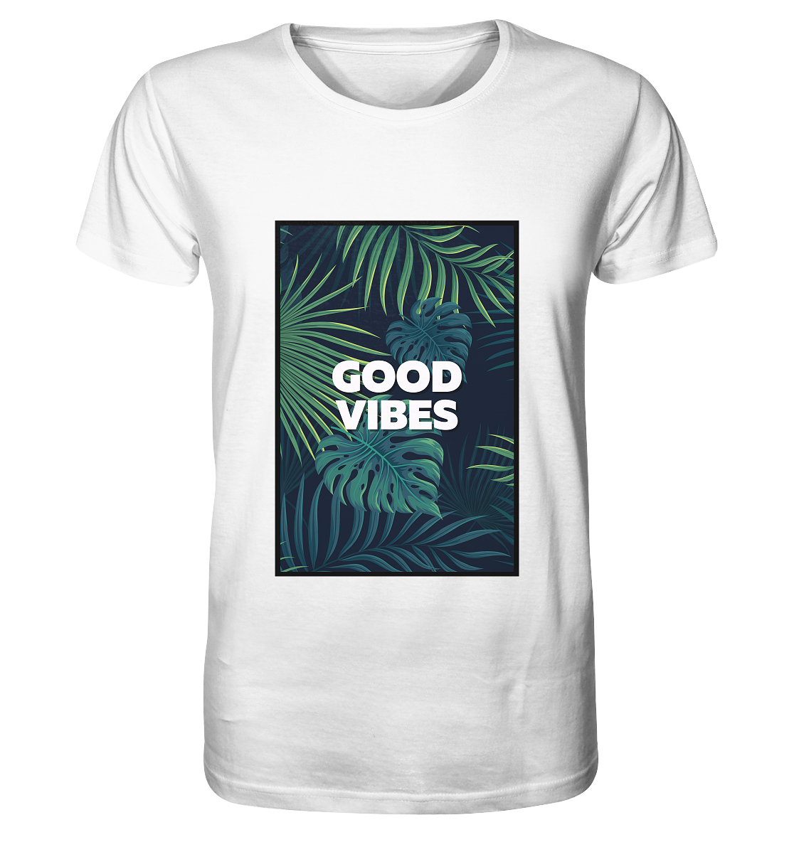 Tropical Good Vibes | Premium Organic Mens T-Shirt