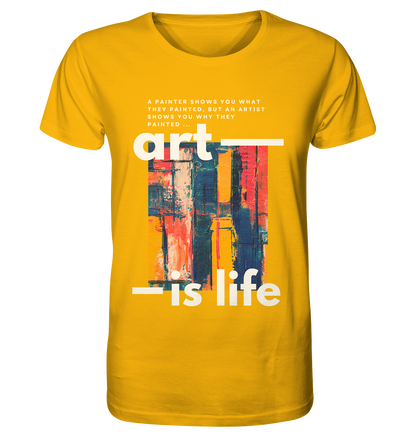 Art Is Life | Premium Organic Mens T-Shirt