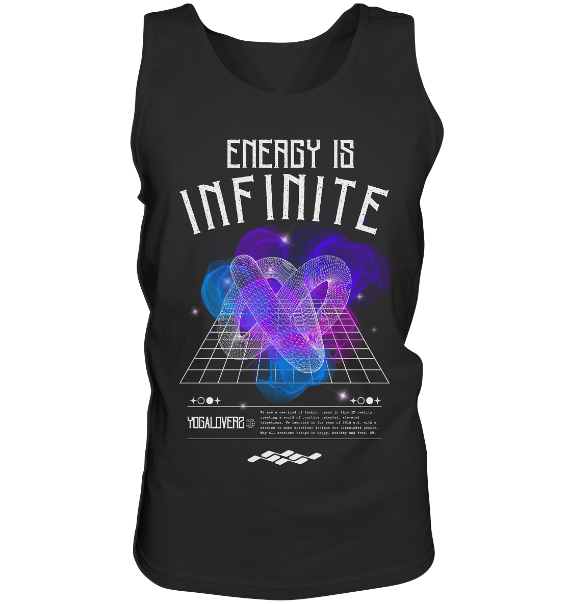 Infinite Energy | Premium Cotton Mens Tank Top