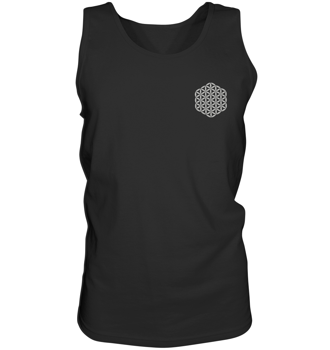 Flower Of Life | Premium Cotton Mens Tank Top