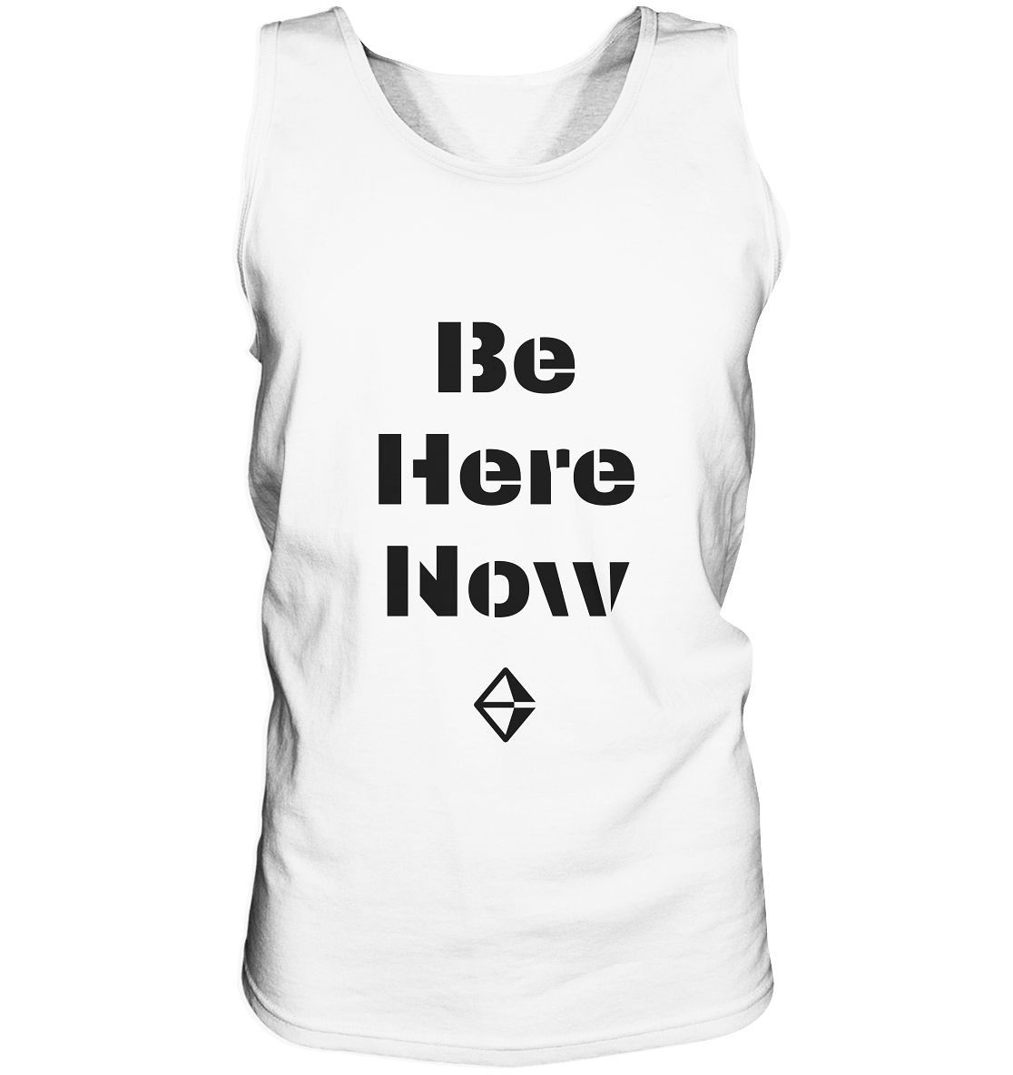 Be Here Now | Premium Cotton Mens Tank Top
