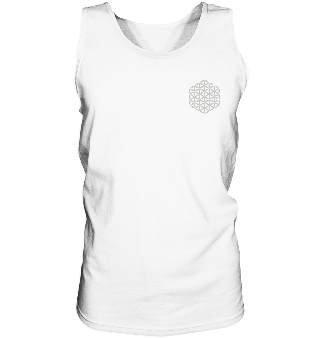 Flower Of Life | Premium Cotton Mens Tank Top