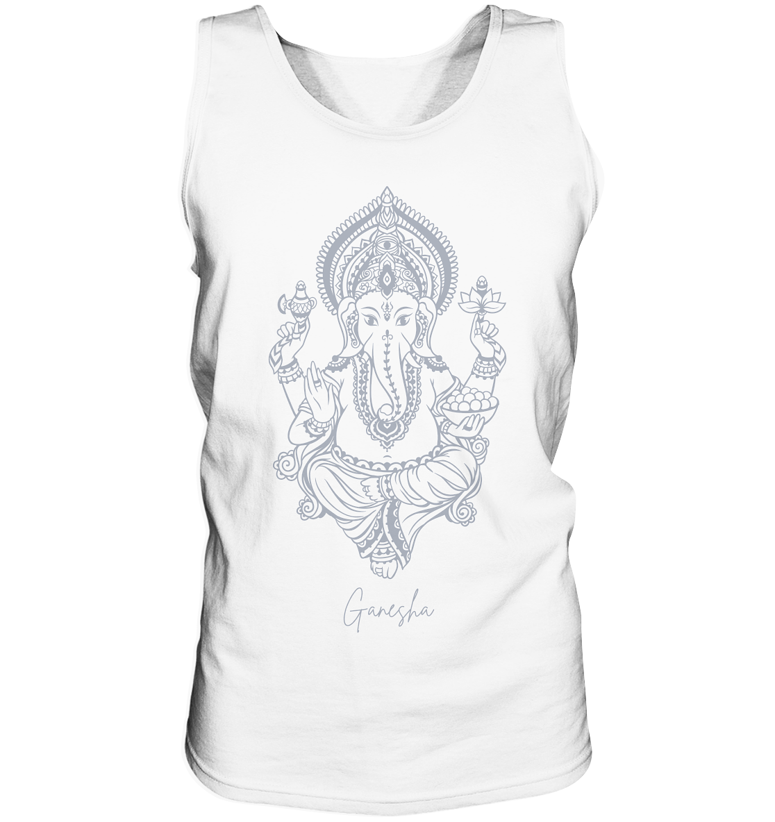 Ganesha's Blessings | Premium Cotton Mens Tank Top